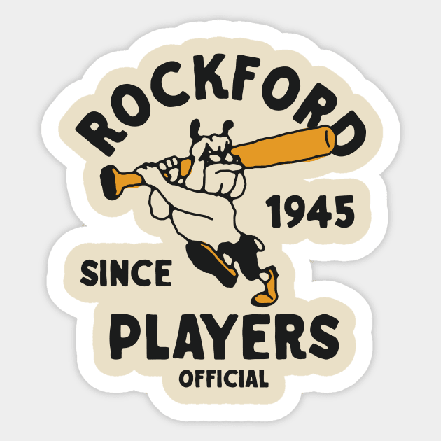 Rockford Players Sticker by Megflags